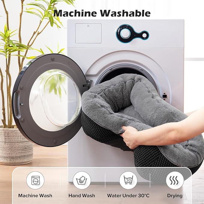 Large Dog Beds Large Sized Dog, Washable Orthopedic Warming Soft Sleeping Durable with Anti-Slip Bottom