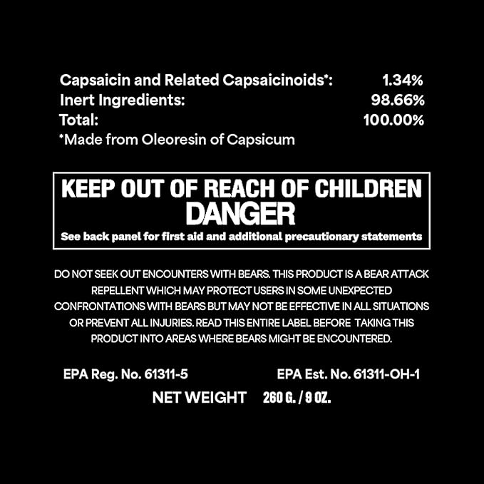 Mace Animal Defense Sprays - EPA Registered Animal Deterrent, Max Strength OC, Outdoor Safety Personal Protection for Women & Men, Guard Alaska Bear Spray OR Mace Dog Spray Options