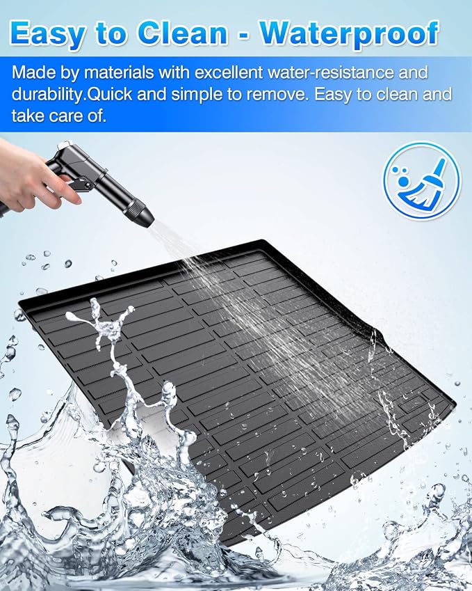 Cartist Cargo Liner Custom Fit for for Mazda CX-50 2023 2024 Accessories All Weather Rear Trunk Mat High Side Waterproof TPE Black