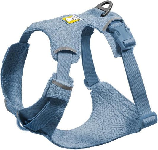 Ruffwear, Front Range Flex Dog Harness, Engineered Knit Construction for Ultimate Fit and Mobility, Lightweight Flexible Everyday Harness with Dual Leash Clips, Polar Blue, XX-Small