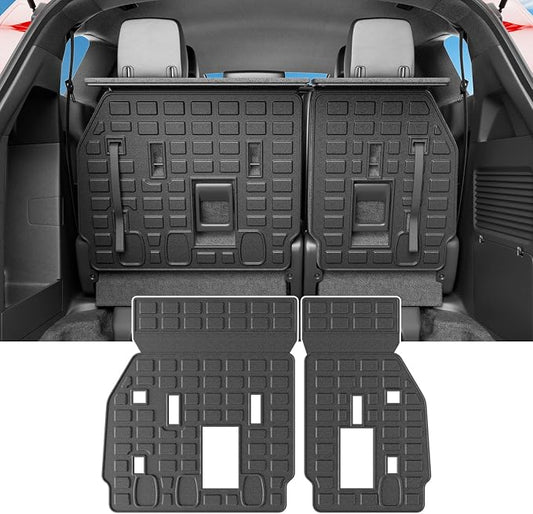 powoq Backrest Mat Compatible with 2021-2026 Toyota Sienna 3rd Row Back Seat Protector TPE Cargo Liner Cargo Mat Replacement for 2021 2022 2023 2024 2025 2026 Toyota Sienna Accessories(Backrest Mat)