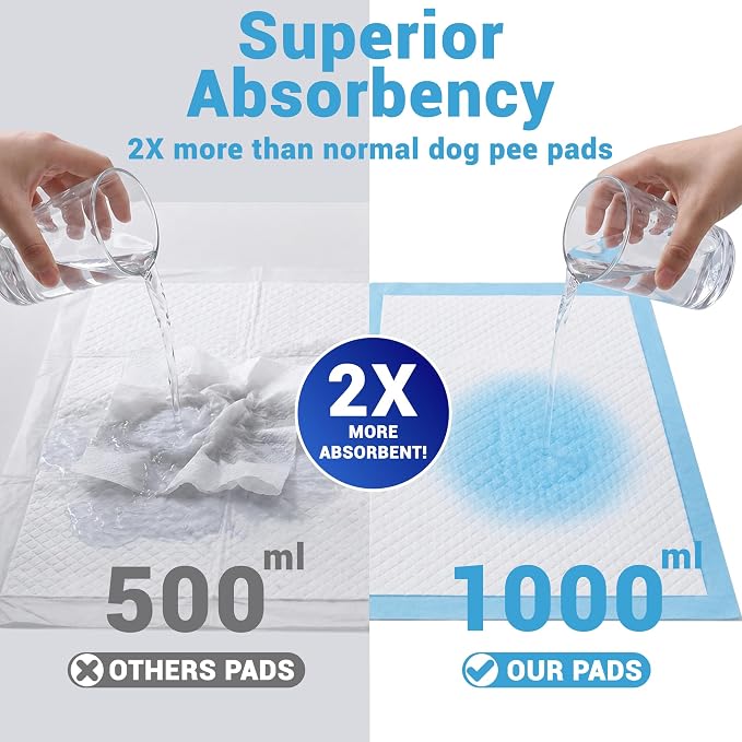 30"x36" Bed Pads Disposable Adult 7-Layer Extra Large 50 Count | Overnight Protection for Incontinence, Super Absorbent Chucks Underpads, Leakproof, Pee Pads for Dogs, Elderly, Kids, Pets