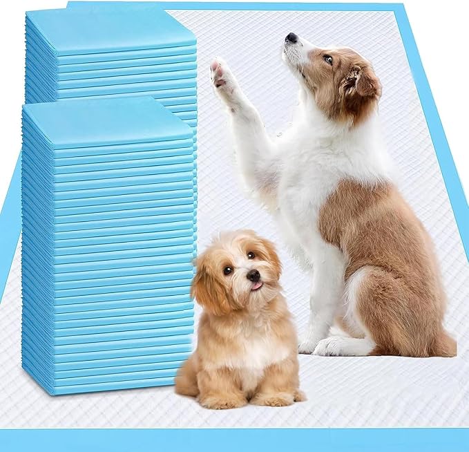 Dog Pee Pads, Super Absorbent Puppy Pads Disposable Dogs Training Pads, Quick Drying Leak-Proof Dog Potty Pads for Doggies Puppies Cats ( 40"x47" 40 Count)