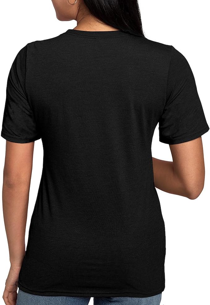 CafePress FIN Pacman Frog Womens Tri Blend T Shirt Women's Tri-Blend T-Shirt