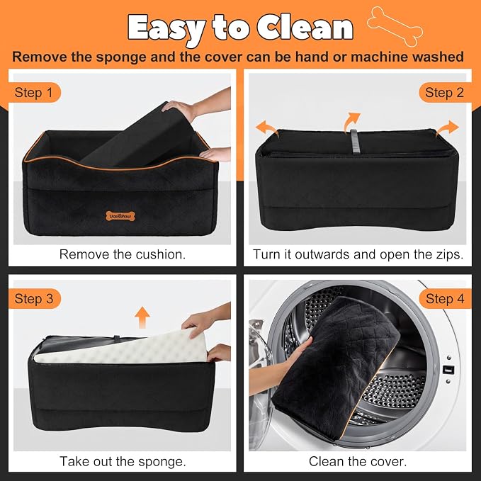 Medium Dog Car Seat Under 50Lbs or 2 Small Dogs Under 25Lbs