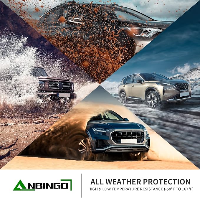 ANBINGO® Cargo Liner for for Genesis GV70 2026 2025 2024 2023 2022 (Not Fit Electrified GV70), GV70 All Weather Cargo Mats Protection TPE Waterproof Non-Slip GV70 Trunk Mats Accessories -Black
