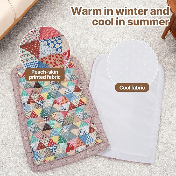 Beberoad Large Pet Stroller Single-Sided Pad - Warm and Non-Slip Mat, R8 Special Pet Stroller Seat Cushion, Comfortable and Soft