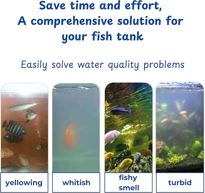 Betta Fish Enrichment Toys Ring and Filter Balls set, Fishes Ring Enrichment Toy and Tank Cleaner Ball, Aquarium Feeding Rings with Nitrifying Balls, Betta Fish Tank Accessories (Yellow, 6.4cm)