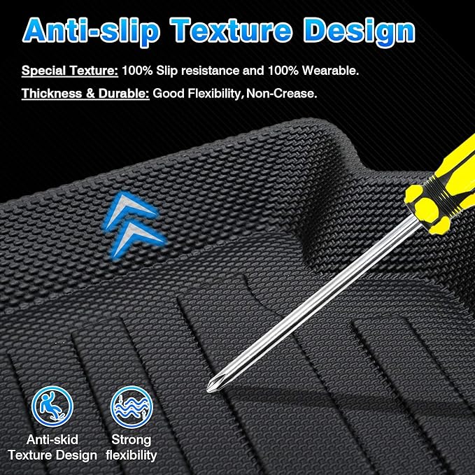 Cartist Cargo Liner Fits for Hyundai Kona 2018-2023/Kona N 2022-2023/Kona Electric 2019-2023, All Weather Rear Cargo Trunk Mat for Kona Accessories