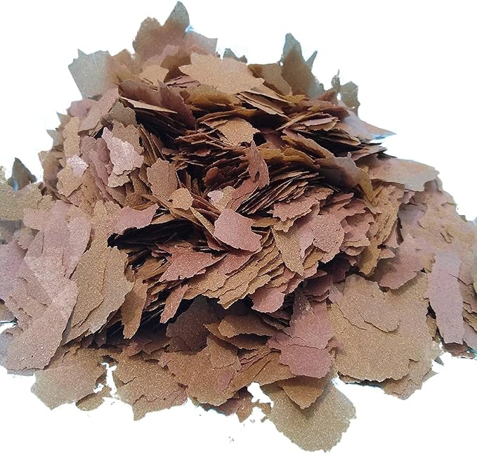 Aquatic Foods Inc. Flakes - 45% California Blackworm & Vitamin Flake Mix for Discus, Cichlids, Tetras, Guppies, Live Bearers, Pond Fish, All Community Tropical Fish Premium AF Flakes - 1/4-lb