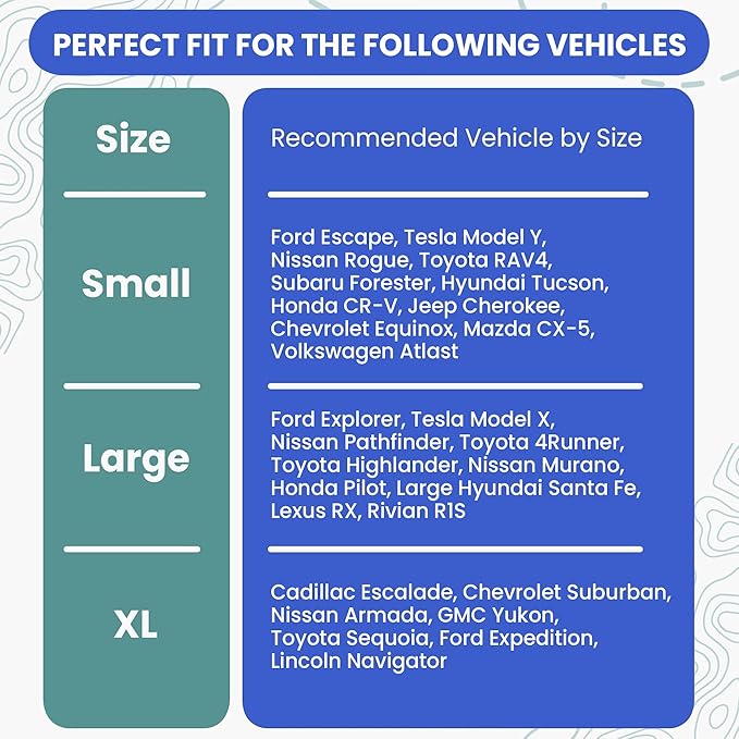4Knines Split Cargo Liner for SUV – for Dogs & Pets, Heavy-Duty, Waterproof Trunk Mat & Cargo Cover – Fits 60/40 Split Bench & Armrest Pass-Through – Machine Washable, Non-Slip, Durable (Large, Camo)