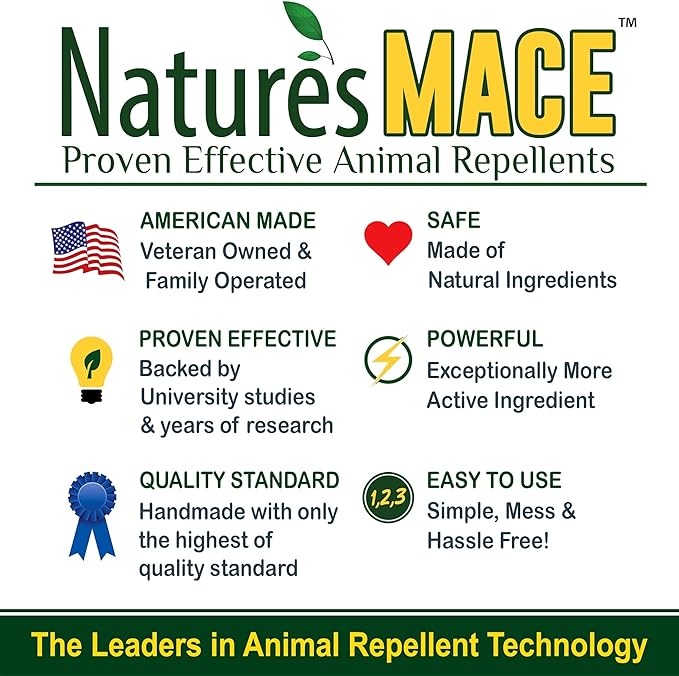 Nature’s Mace Snake Mace, Snake Repellent Granules for Yard, Outdoor Use, Keep Away Reptiles, Home, Garden, Granular Deterrent, Plant Friendly, Pet Safe, Fast Acting, 48 Ounce (Pack of 1)
