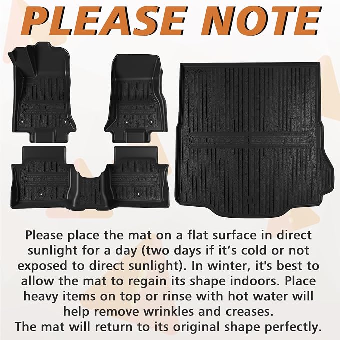 TripleAliners All-Weather Mats Compatible with 2026 2025 2024 Dodge Charger EV Accessories Floor Liners Trunk Cover Custom Fit TPE Heavy-Duty Liners (Floor & Trunk Mats)