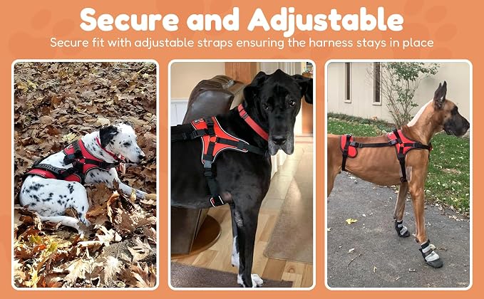 Doggie Stylz Multi-Functional Full-Body Lifting Dog Harness Vest | Designed for Front-Only, Rear-Only, Please Measure Your Dog Before Ordering
