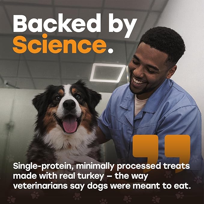 Turkey Day Treats & Meal Topper – Freeze-Dried Turkey Dog Treats, Kibble Mixer with Pumpkin & Sweet Potato – 30% Single Protein, Grain-Free Training Treats – Made in USA, 5.5 oz