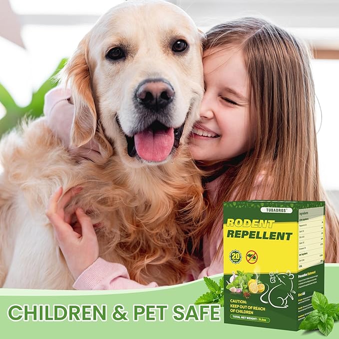 20 Pack Rodent Repellent, Peppermint Oil Moth Ball to Repel Mice and Rats, Mouse Repellent, Mice Repellent, Rat Repellent, Rodent Repellent for Cars,Garden, Indoor Use