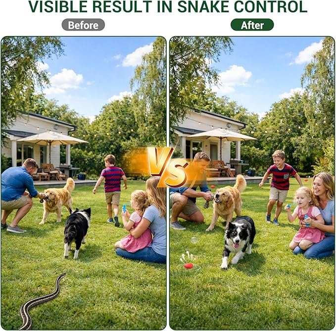 Snake Repellent Balls for Yard, Snake Away Repellent for Outdoors & Indoor, Safe for Pets and Family, Ideal for Living Rooms, Bedrooms, Patios, Garages and Camping (36 Packs)