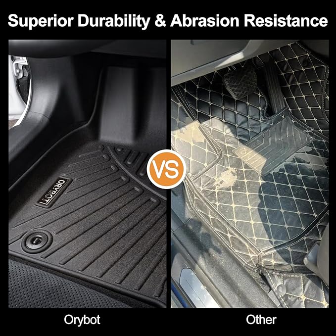 Floor Mats & Trunk Mat Fit for 2013-2017 Honda Accord(Only Sedan),All Weather Protection TPE, Anti-Slip Floor Mats & Cargo Liner for 2013-2017 Honda Accord Accessories