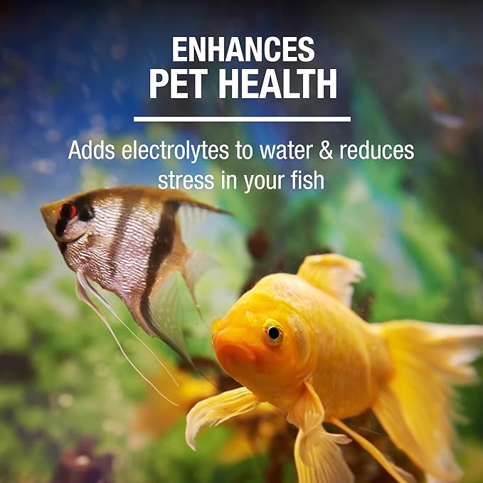 Tetra Aquarium Salt for Freshwater Fish Tanks, 16 Ounces, Salt for Tropical and Goldfish Aquariums Enhances The Health of Your Aquatic Pets