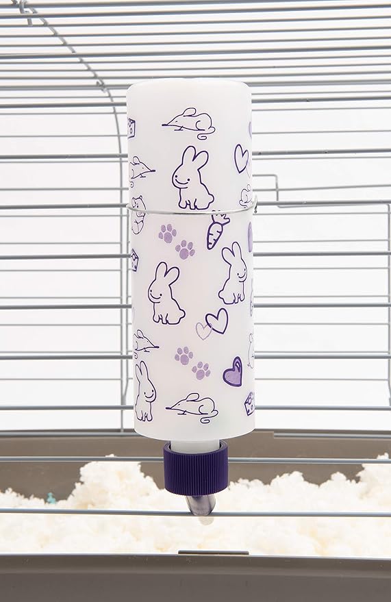 Lixit Weather Resistant Cage Water Bottles for Rabbits, Ferrets, Guinea Pigs Hamsters and Other Small Animals. (16-Ounce)