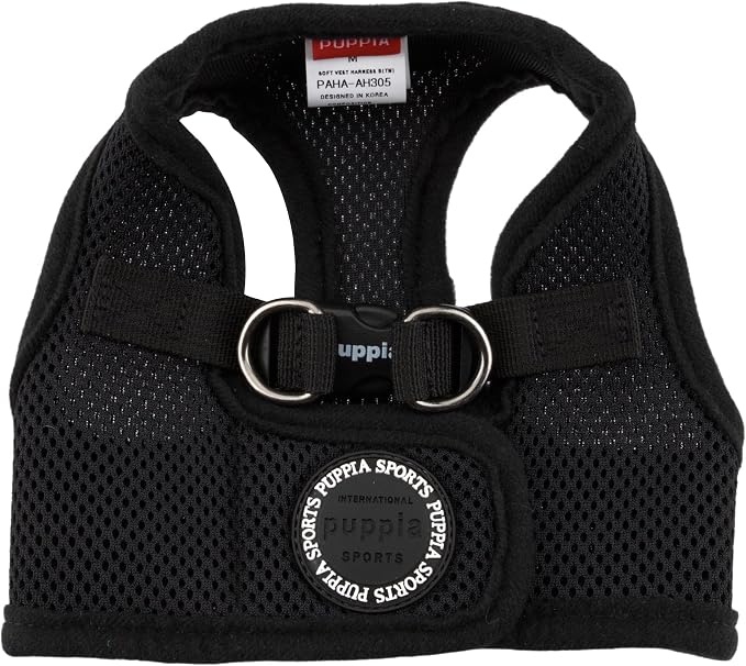 PUPPIA International Puppia Harness Soft B Vest Black Small