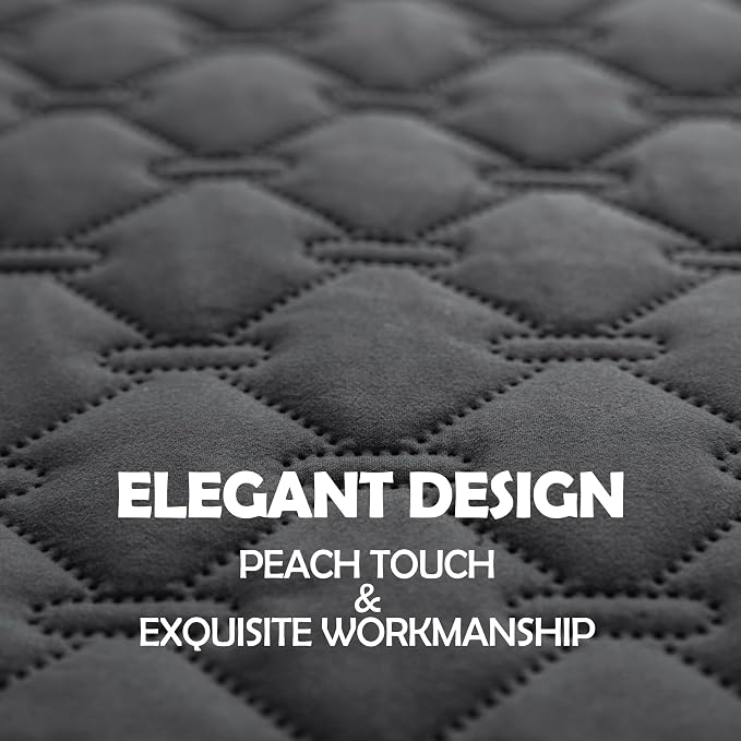 gogobunny 3X Stronger Waterproof Pet Blanket, Scratch Proof Furniture Protector for Dogs Cats, Reversible Cover 30x80 Inch, Dark Grey