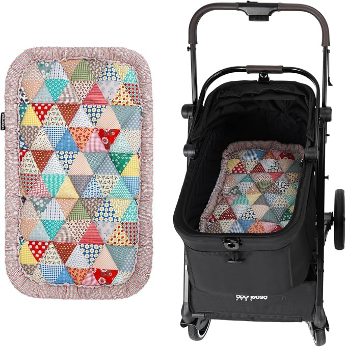 Beberoad Reversible Pet Stroller Mat - Double-Sided Cooling and Warming Mat, Washable Mat, Suitable for Cats and Medium-Sized Dogs, Use in All Seasons
