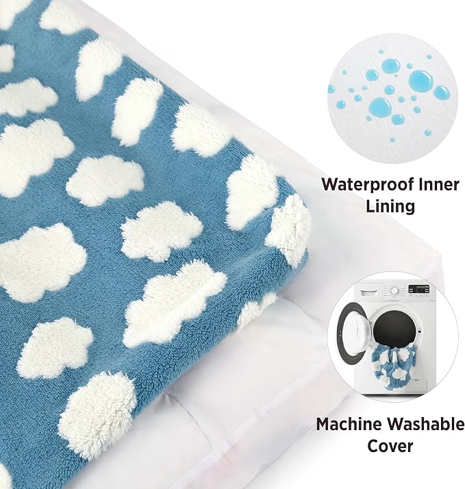 LE SURE Cute Aesthetic XL Dog Bed for Crate,Jacquard Thick Pet Pillow44x32 | Shredded Chopped Foam,Modern Plush Crate Cushion Gift for Extra Large Dog, Waterproof Washable Cover, Anti Slip Bottom, Green