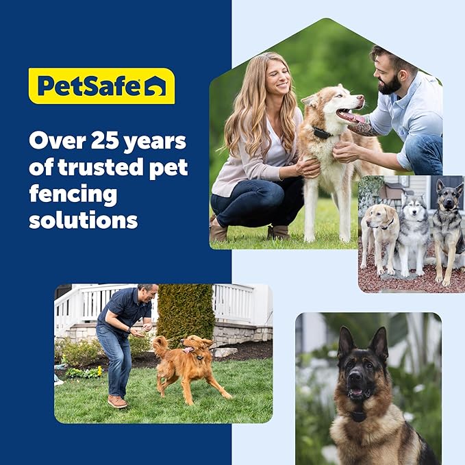 PetSafe Guardian GPS Dog Fence Add-A-Dog Collar - Add-On for Guardian GPS Fence System - AccuGuard Technology - Tone Vibration & 10 Levels of Static Correction - Waterproof Collar - Black
