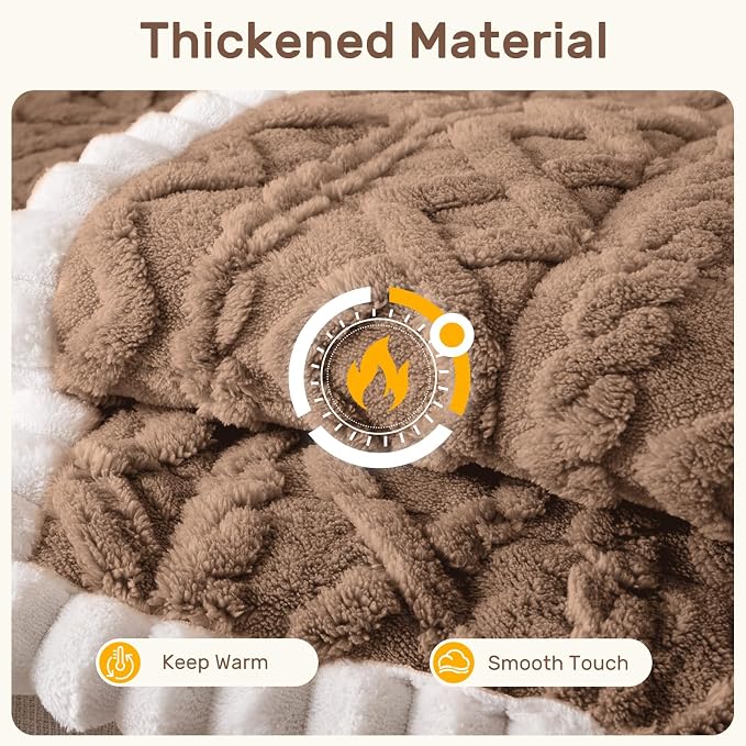 Couch Cover for Dogs, Washable Non Slip Sofa Covers for 3 Cushion Couch Pet Friendly Fuzzy Sofa Protector&Bed Mat for Pets (27.6"x70.9" Coffee)