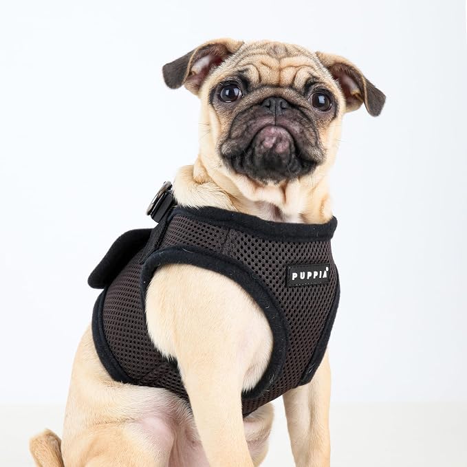 PUPPIA International Harness Soft B Vest, XX-Large, Brown