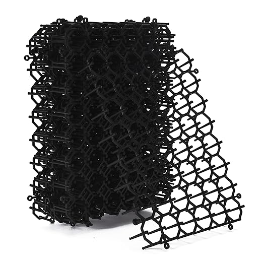 Homarden Cat Repellent Mat – Indoor/Outdoor Scat Mat to Keep Cats Away from Plants, Furniture & Garden – Black Mat with Spikes for Humane Deterrent – Pet-Safe, Flexible Design