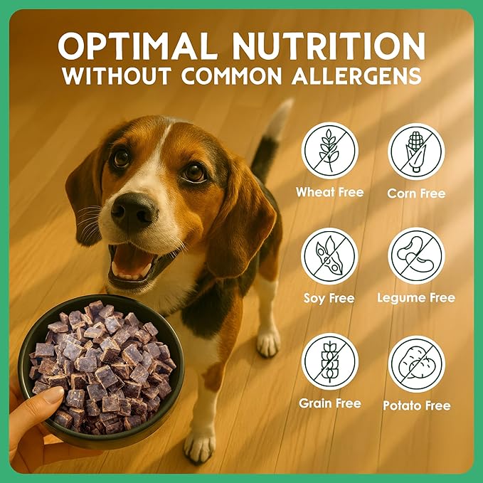 Farmland Traditions The Good List Air-Dried Dog Food, Premium Lamb, Venison, & Bone Broth for Dogs, Protein Rich & Grain-Free Nutrition, 5.5 Pound Bag