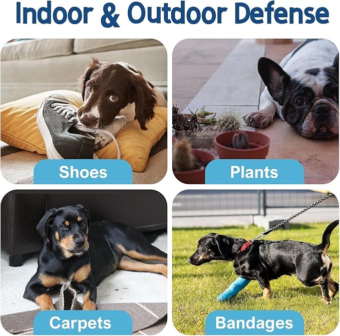 No Chew Spray for Dogs 120ML Bitter Apple, Effective Anti Chew Spray for Dogs, Protects Furniture, Belongings & Prevents Wound Irritation, Indoor & Outdoor Use, No Alcohol & Trace