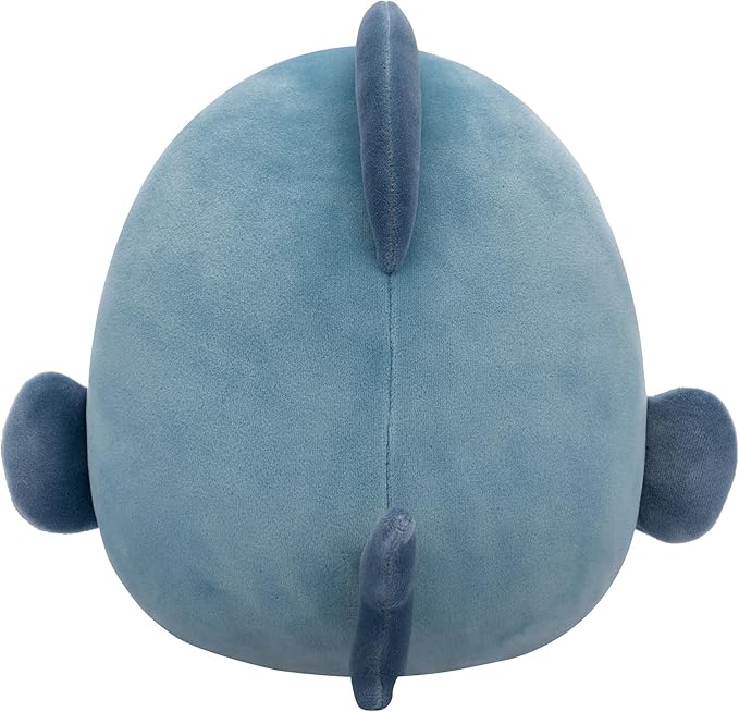 Squishmallows Original 8-Inch Kurtz Grey Teal Piranha - Official Jazwares Plush (Little)