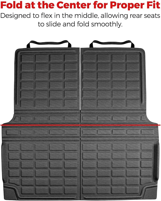 All Weather Cargo Liner for BMW X7 2026 2025 2024 2023 2022 2021 2020 2019 (G07) Rear Trunk Mat, Custom-Fit Behind 3rd Row Cargo Mat Waterproof XPE SUV Boot Accessories