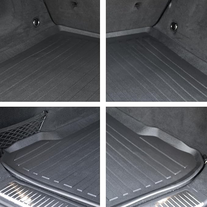 Premium Cargo Liner for Mercedes-Benz AMG EQE 350 4Matic EQE 500 4Matic Trunk Layout Behind 2nd Row SUV 2023-2026 - 100% Protection - Custom Fit Car Trunk Mat - 3D Shaped Laser Measured Trunk Liners