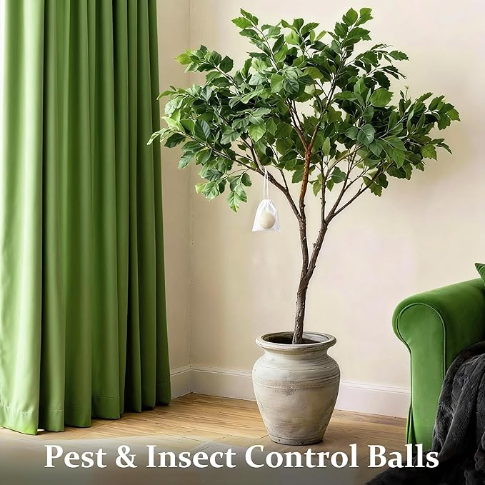 12 Pack Pest & Insect Control Balls-Mouse Repellent Indoor & Outdoor-Peppermint Balls Repellent for Sliverfish,Rodents, Ants, Roach,Spiders, Moths& Other Pests-Safe for Kids & Pets