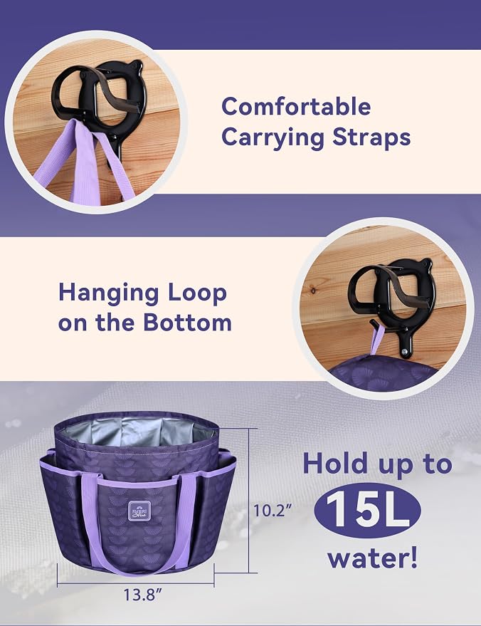 11-Piece Horse Grooming Kit with Waterproof Tote Sugar Taro | 10 coordinated horse grooming tools with comfort-grip designs and a spacious waterproof tote for complete horse grooming