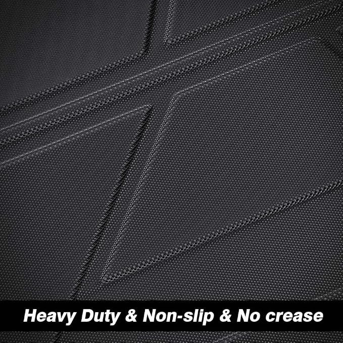 KUST Trunk Cargo Mat for 2011-2023 Dodge Charger & Chrysler 300, TPE Rubber Cargo Liner Rear Trunk Accessories All Weather Protection Raised Edge