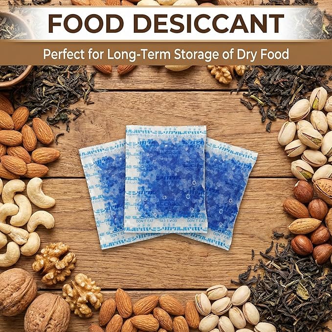 6-Pack Pet Food Desiccant Bags, Compatible with Automatic Cat Dog Feeders, Keep Pet Food Dry and Fresh