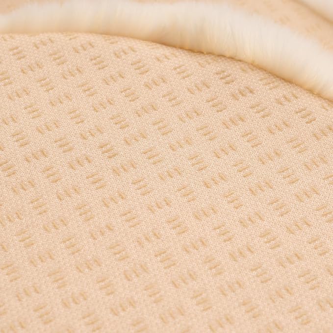 SHENGOCASE Pet Bed Cushion Pad, 12 x 12 inches, Square Faux Rabbit Fur, 2-Pack, Cat Tree Tower Replacement Mat