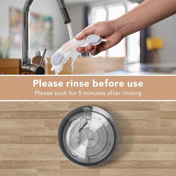 Smartoo Official 9 PCS Filters & 9 Sponges for 7L/236oz Dog Water Fountain | Incl. 1 Pump Holder Replacement for Smartoo Stainless Steel Pet Water Fountain, Durable & Genuine Filter Replacement.