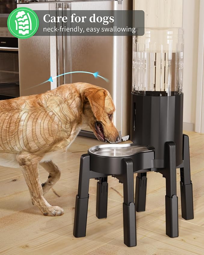 Dog Water Dispenser Stand, Pet Automatic Feeder Holder, Stand Only | Elevated Pet Water & Food Bowl for Medium Dogs, Stable and Anti-Slip Raised Bowl