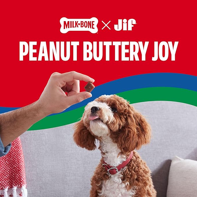 Milk-Bone Peanut Buttery Bites Soft Dog Treats with Real Peanut Butter & Bacon