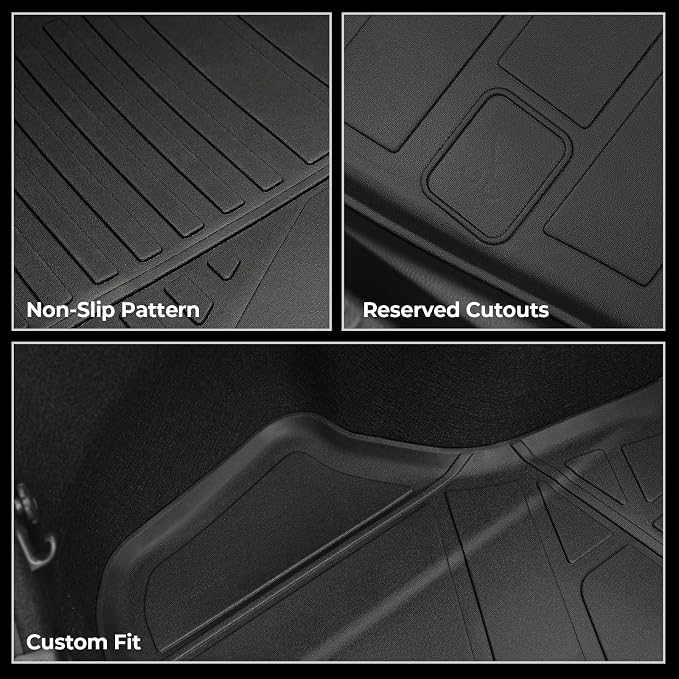 Cargo Mat for 2025-2026 Toyota Camry, Full Coverage All Weather Trunk Cargo Liner with Backrest Protectors for Camry Accessories
