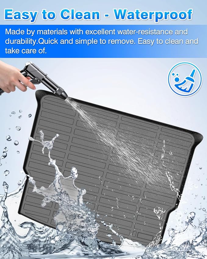 Cartist Cargo Mat Compatible with Chevy Blazer 2019-2024 2025 2026 Accessories Trunk Mat TPE All Weather Anti-Slip Odorless Cargo Liner for Blazer Accessories