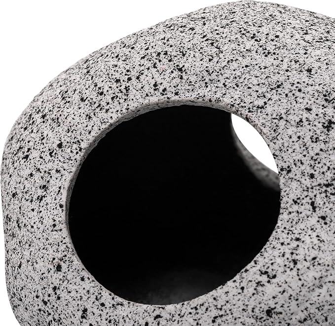 Eorbow 6 Pack Aquarium Decoration Rock Caves, Betta Fish Tank Hideaway, Hideout Stones House Decor for Cichlid Shrimp Territorial Fish Hiding Breeding Spawning, Fish Tank Ornaments