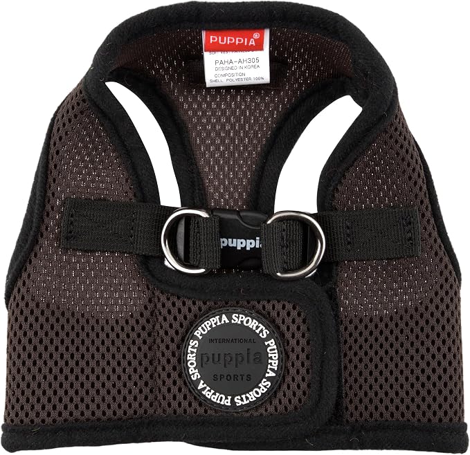 PUPPIA International Harness Soft B Vest, X-Small, Brown