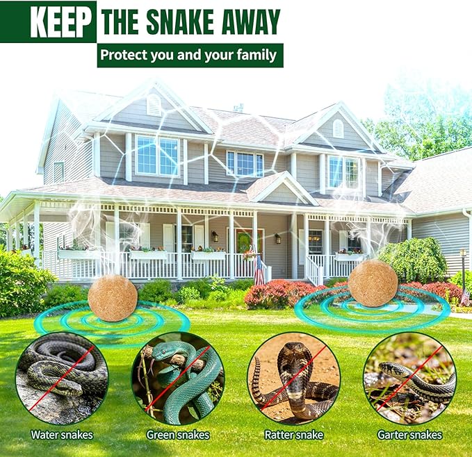 20Pack Snake Repellent, Snake Repellent for Yard, Lawn Garden, Outdoor Use, Snake Away, Plant Essential Oils to Repel Snake,Snake be Gone